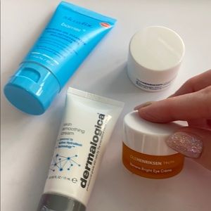 Curated skincare sample bundle